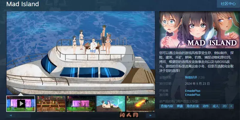 [沙盒SLG/探索生存/全动态]Survival/Mad Island生存游戏 疯狂岛v0.42官方中文版+DLC1.5G ACG电脑端 第2张