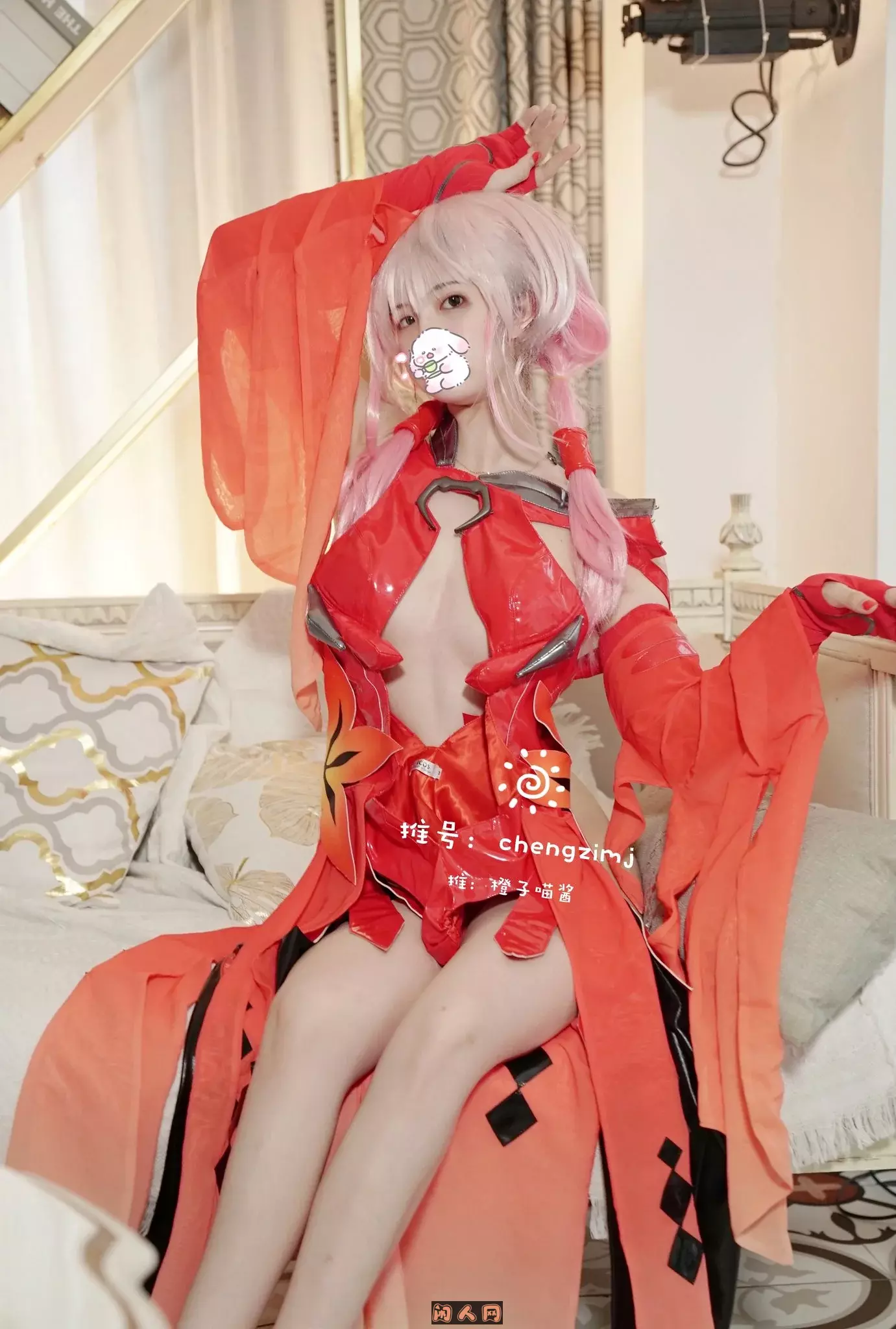颜值女神@橙子喵酱精美珍藏COS写真合集 美图合集 第6张-闲人网 颜值女神@橙子喵酱精美珍藏COS写真合集
