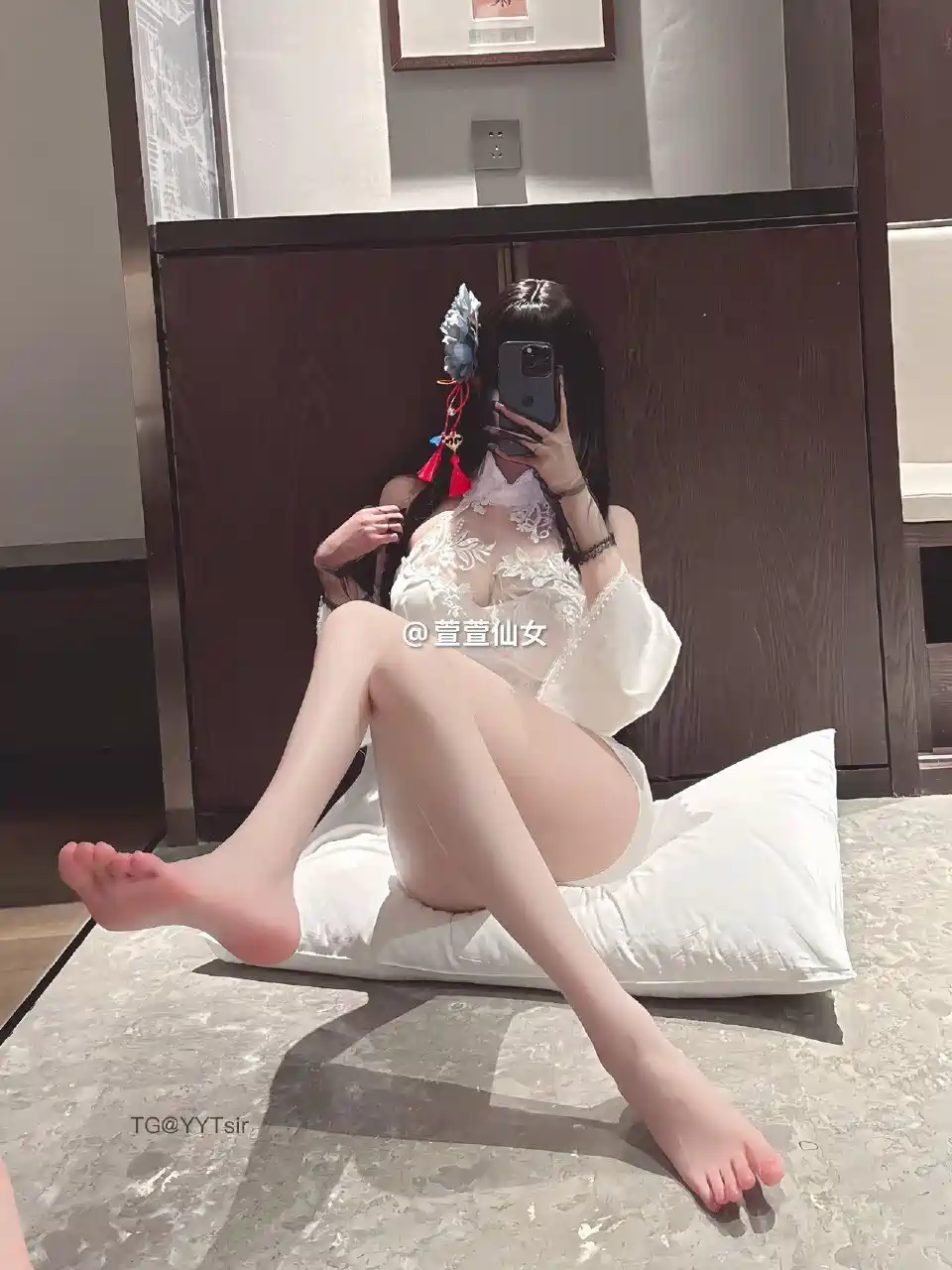 抖音@萱萱仙女颜值女神微 密合集1.52G 博主图集 第8张-闲人网